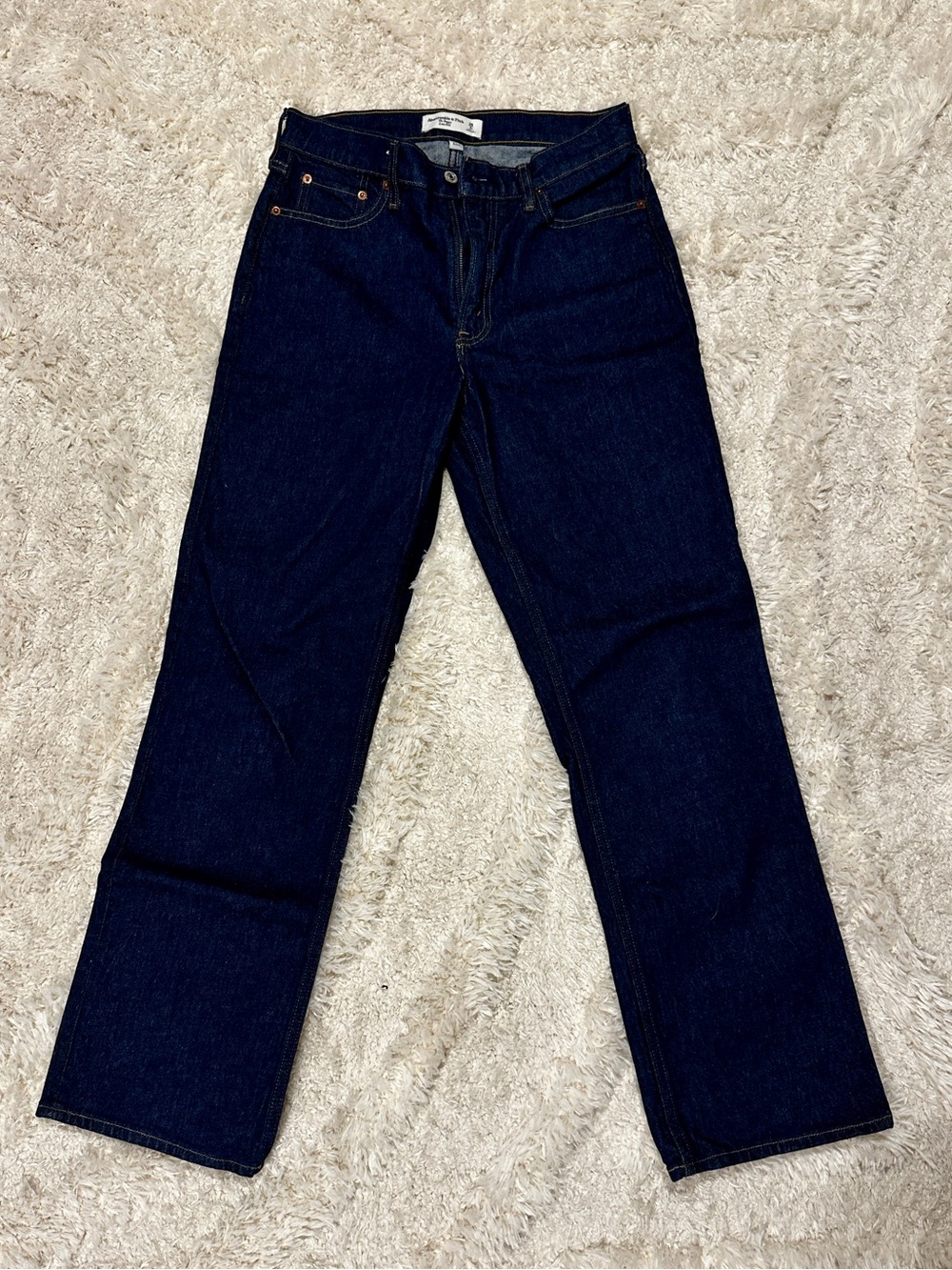Abercrombie & Fitch Curve Love Low Rise Baggy Jeans